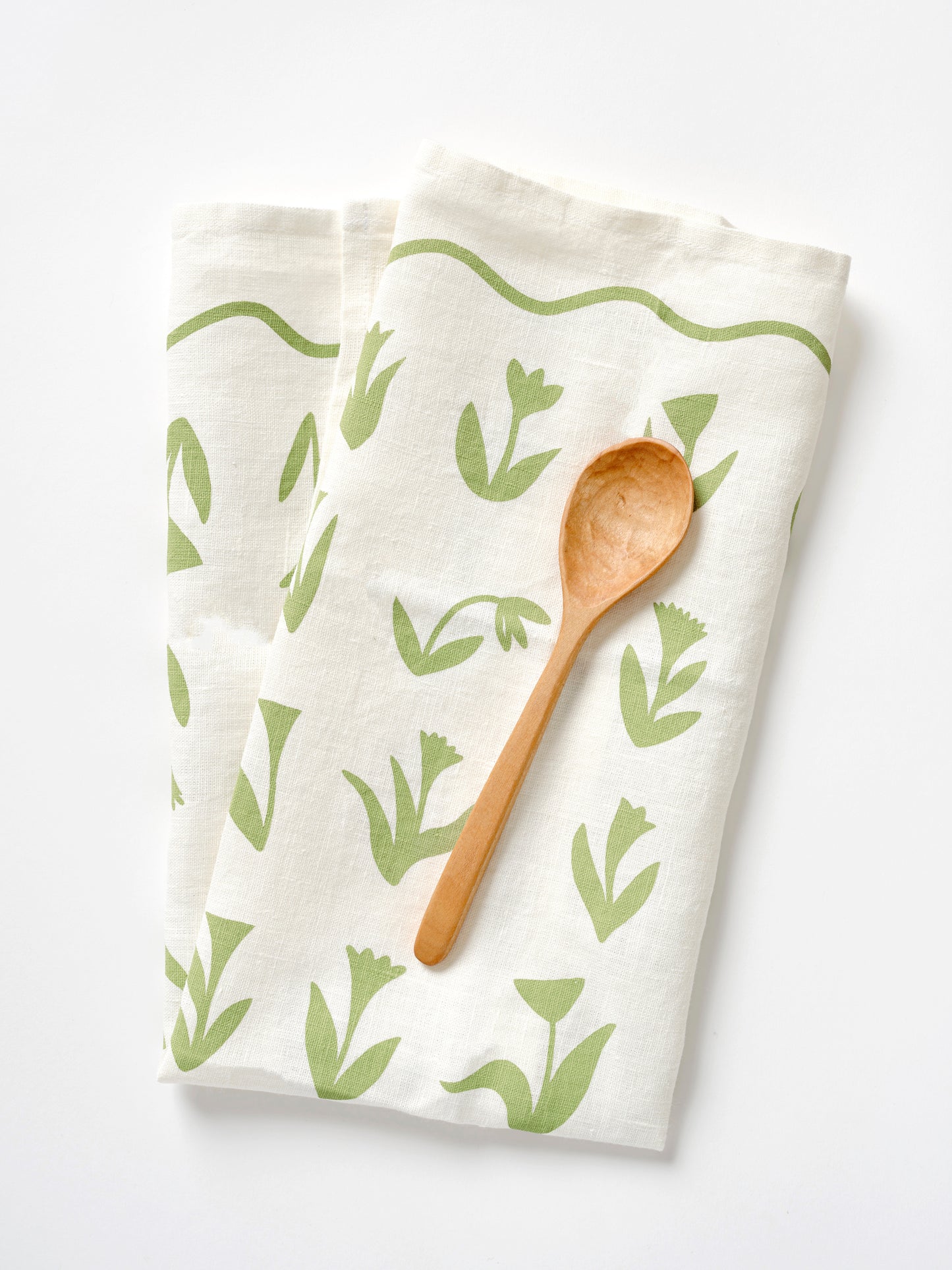 Tulips Linen Tea Towel