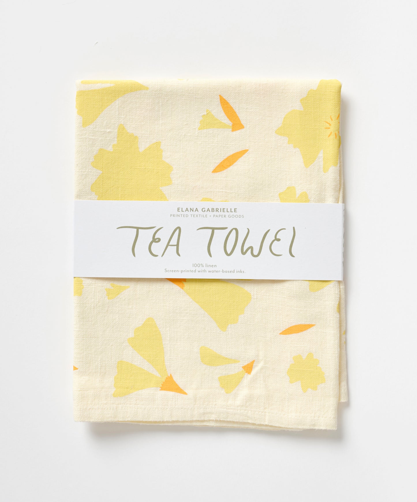 Marigold Linen Tea Towel
