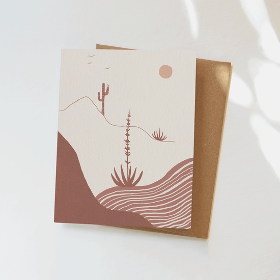 Desert Afternoon Greeting Card