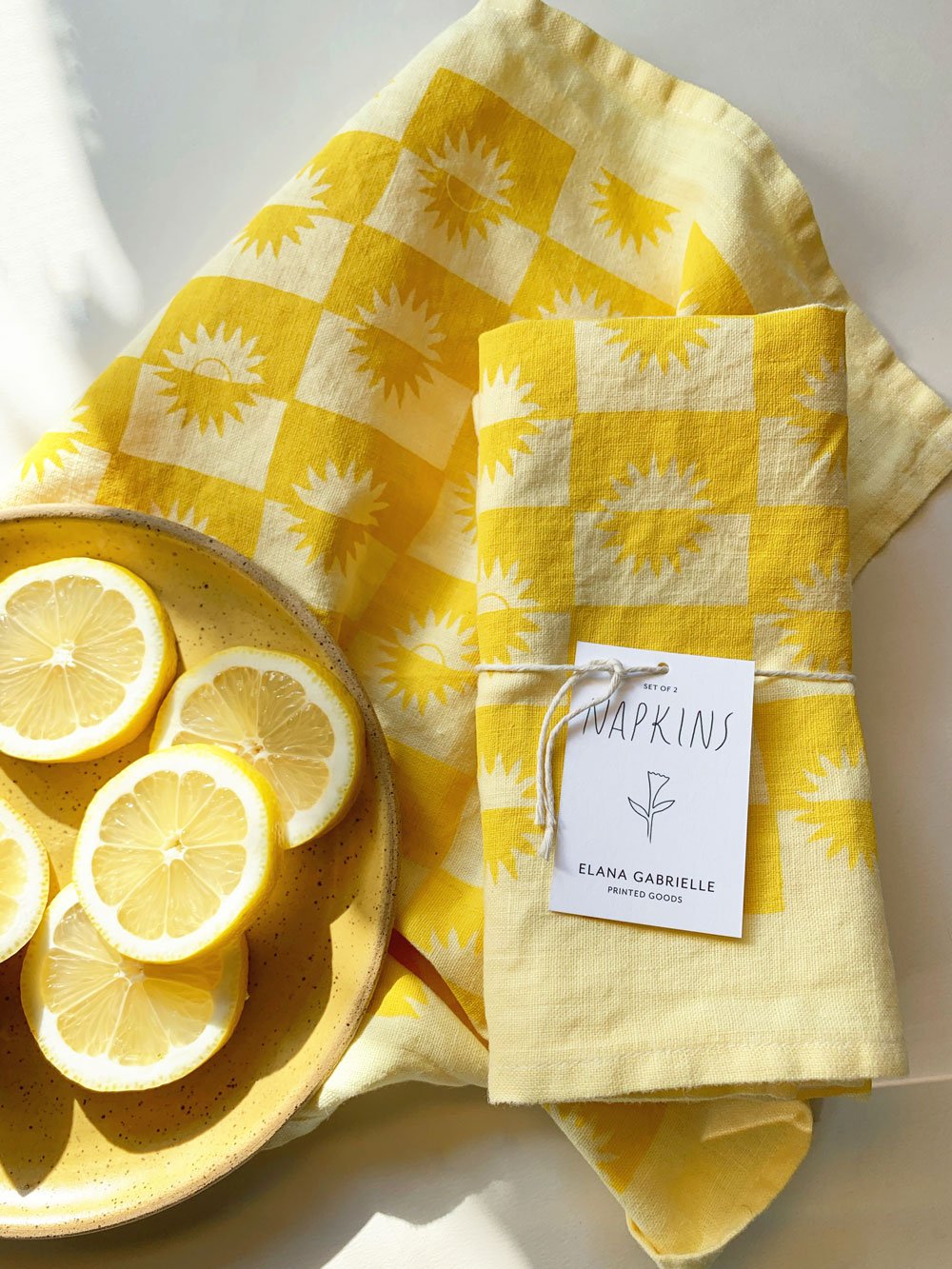 Sunrise Linen Napkins - Set of 2