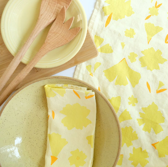 Marigold Linen Tea Towel