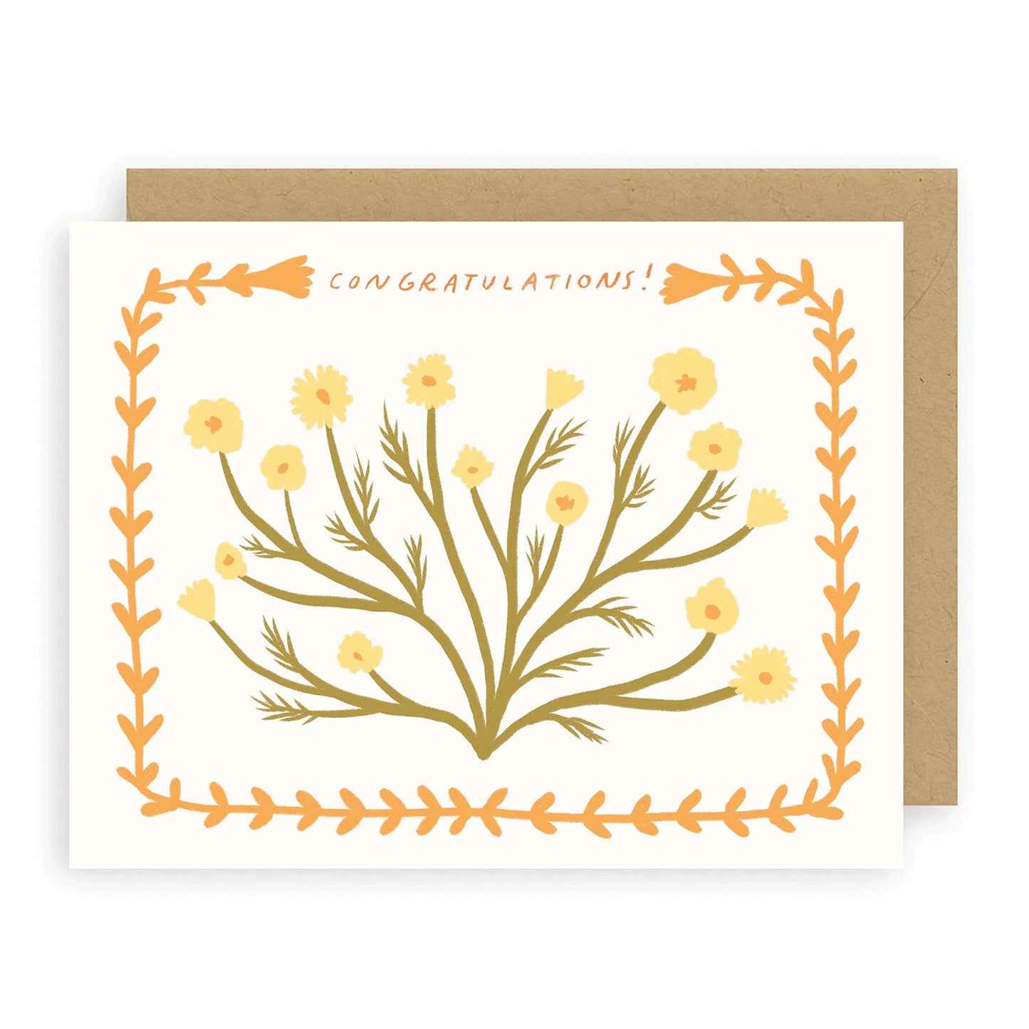 Chamomile Congratulations Greeting Card