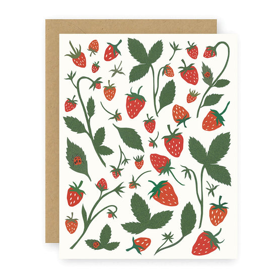 Strawberries Greeting Card