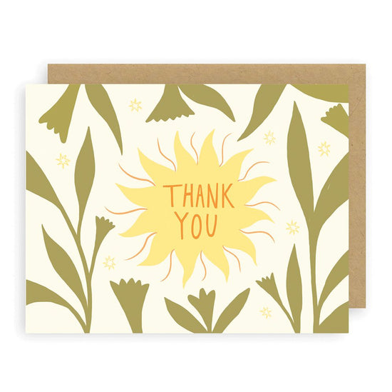 Sunshine Thank You Greeting Card