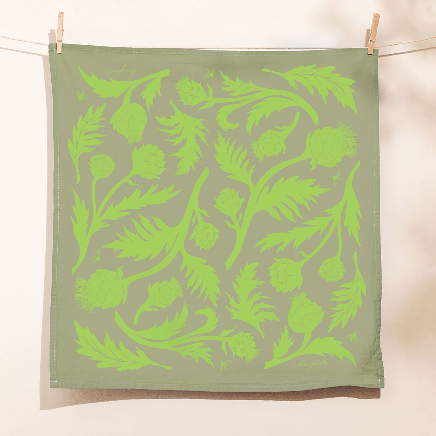 Artichoke Tea Towel