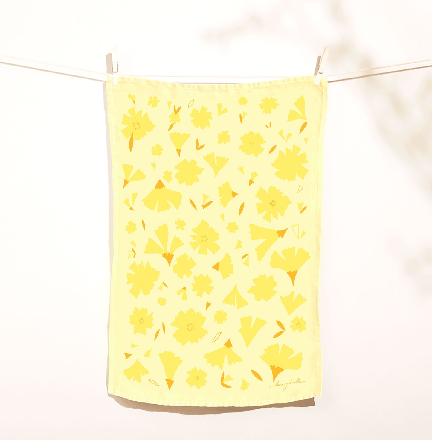 Marigold Linen Tea Towel