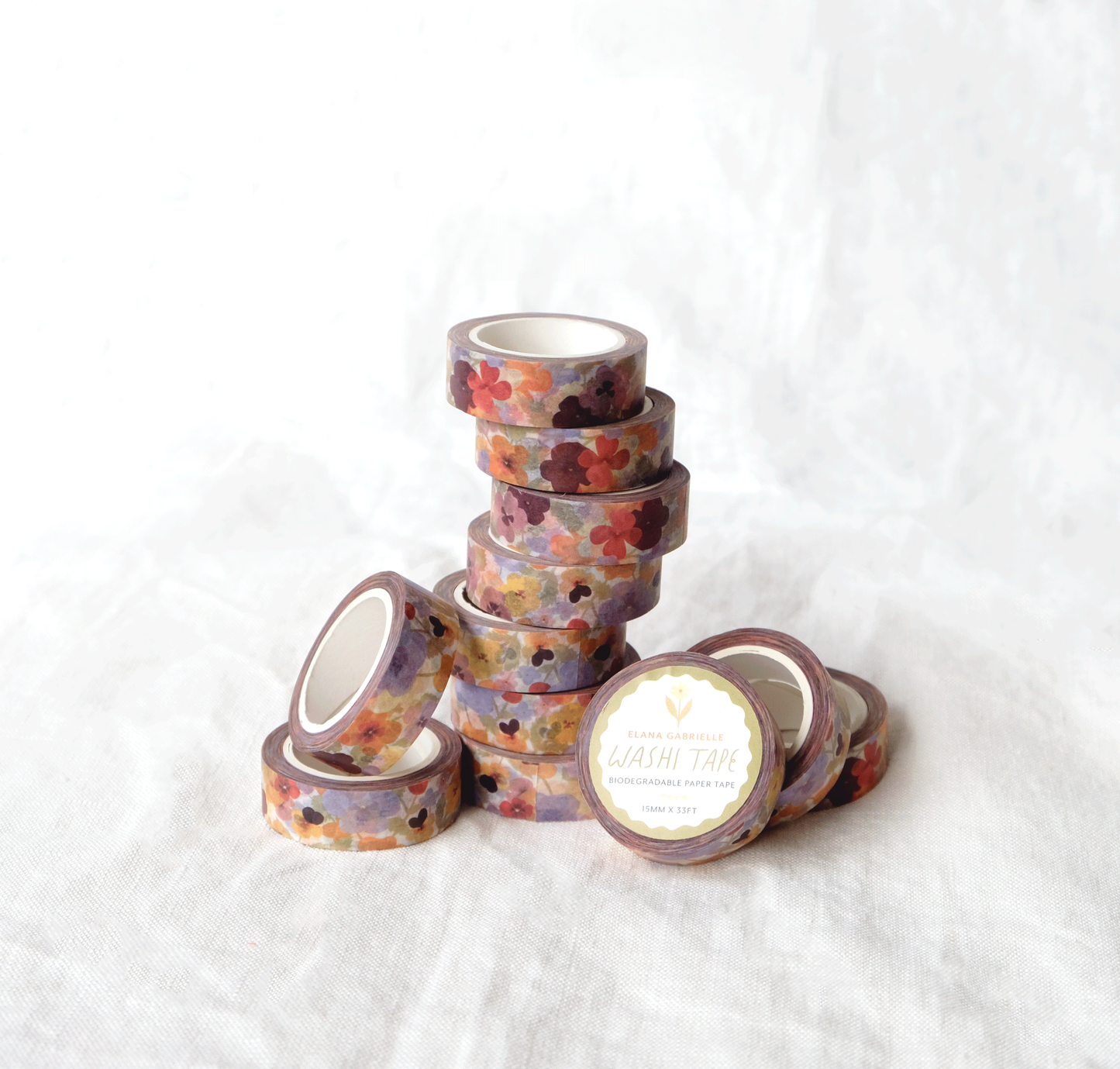 Pansies Washi Tape