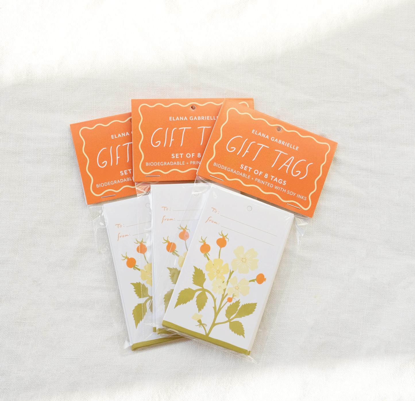 Rosehip Gift Tag Pack