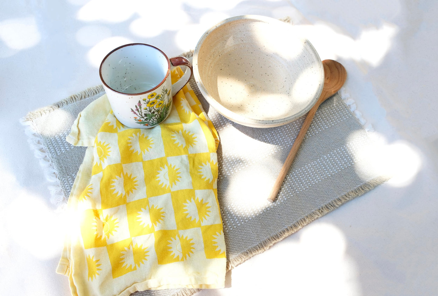 Sunrise Linen Tea Towel