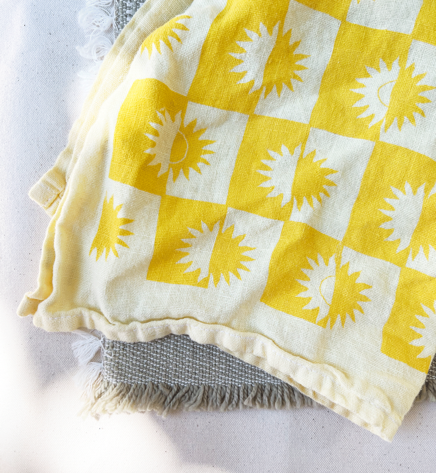 Sunrise Linen Tea Towel