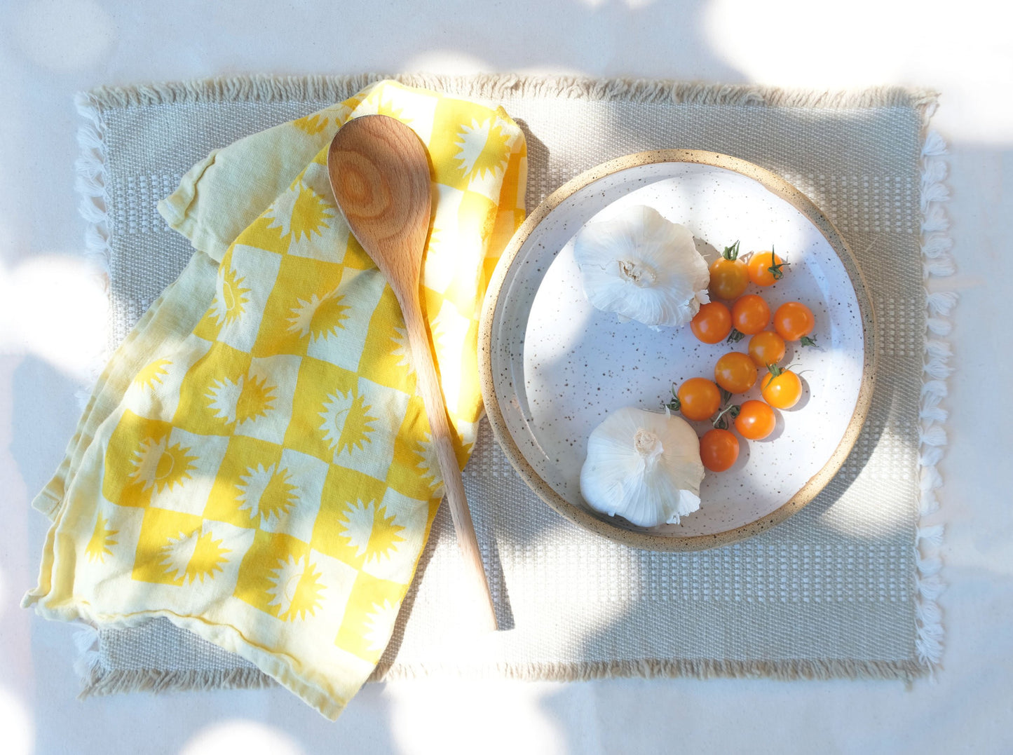 Sunrise Linen Tea Towel