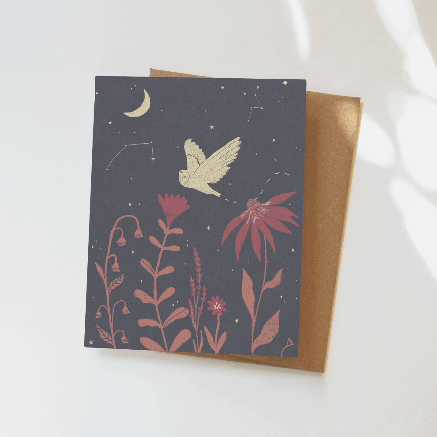 Night Owl Greeting Card