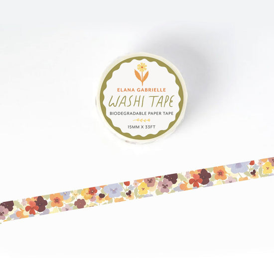 Pansies Washi Tape