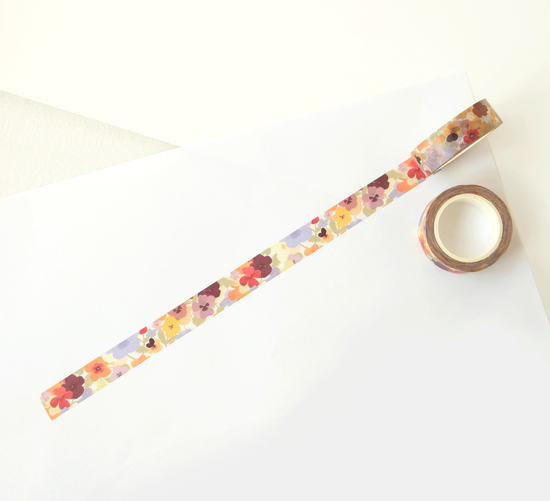 Pansies Washi Tape