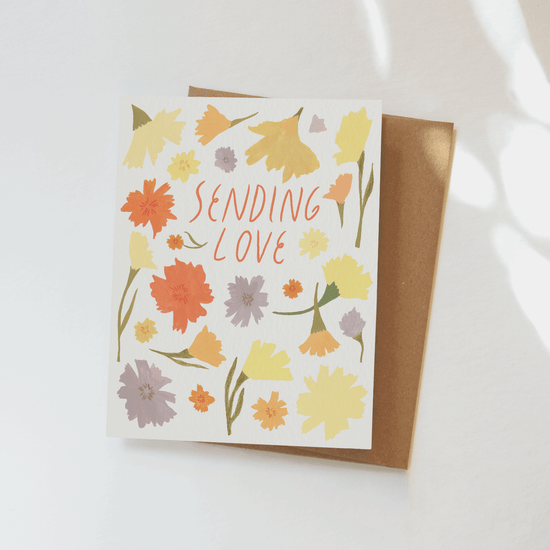 Sending Love Greeting Card