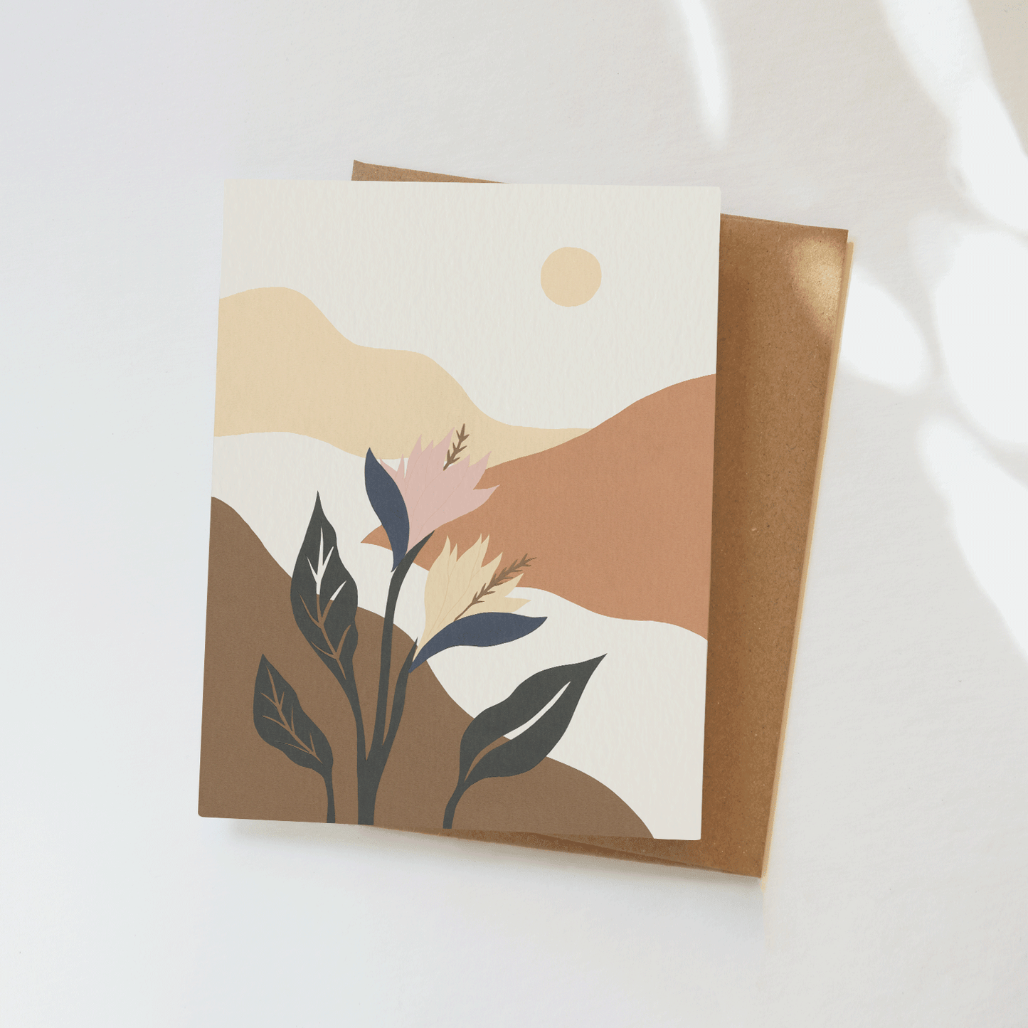 A Walk in the Valley Greeting Card